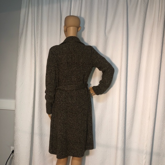 LAUREN RALPH LAUREN Belted Drape Front Coat SIZE S - Picture 4 of 8
